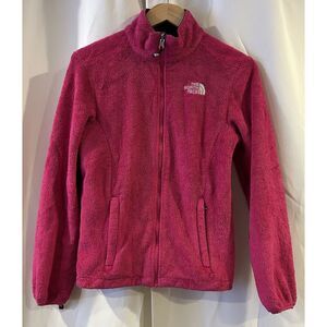 The North Face Osito Soft Fleece Full Zip Jacket Women's Size XS Hot‎ Pink